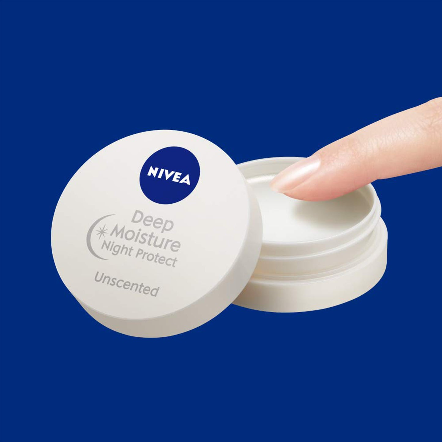 Nivea Deep Moisture Night Protect Lip Balm (Unscented) – 7g