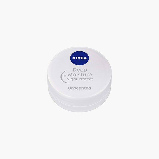 Nivea Deep Moisture Night Protect Lip Balm (Unscented) – 7g
